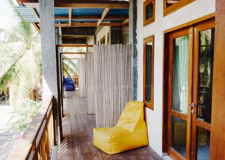 bungalow room wood besialu resort anugerah rote island nemberala indonesia
