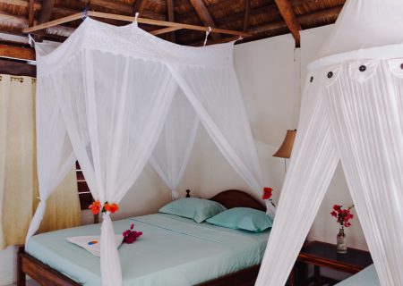 bedroom room standard bungalow resort hotel nemberala indonesia rote island tland